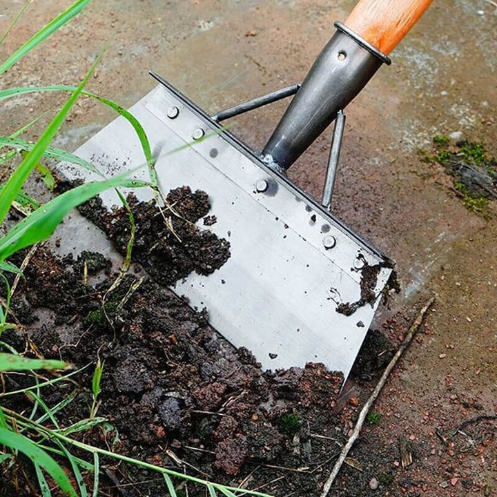 Compact steel weeding scraper, essential for home improvement and garden maintenance