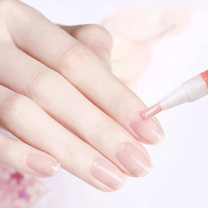 Set of Nail Growth & Strengthening Cuticle Oil bottles, perfect for a complete nail health regimen.