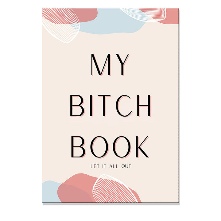 Minimalist adult stress relief journal, an essential self-care notebook
