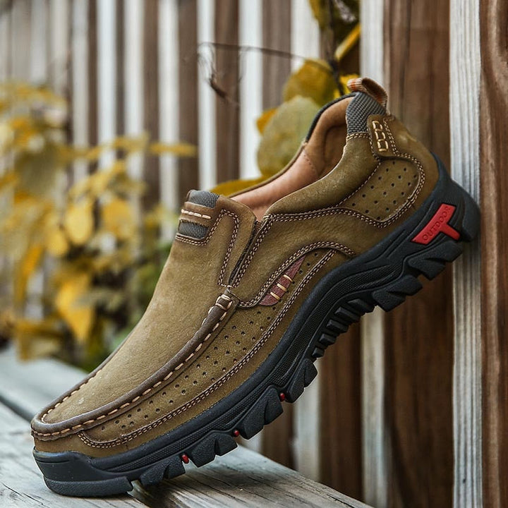 Erik men's orthopedic shoes for superior foot support, comfort, and stability during long walks & hiking.