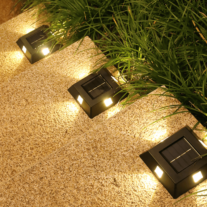 Durable outdoor solar wall light, built to withstand elements for consistent path lighting