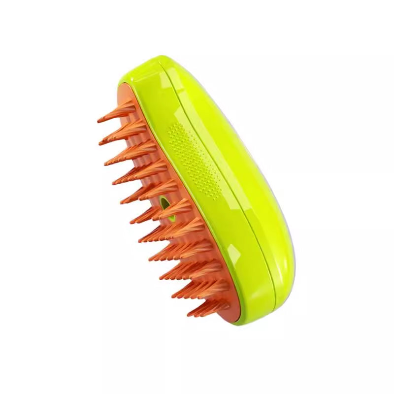 Complete set of pet supplies: Pet Steam Grooming Brush for effective cat and dog hair removal