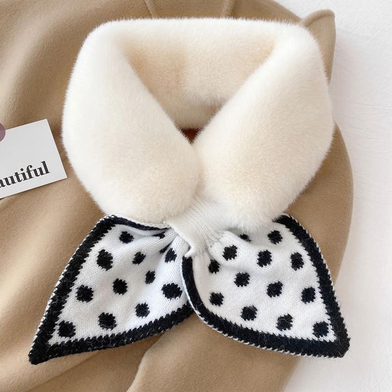 Winter fashion accessory: a women's plush scarf in a rich, deep color.