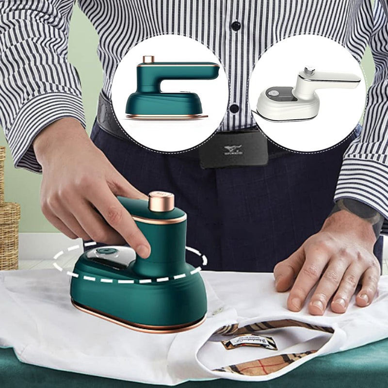 Portable handheld garment steamer, ensuring wrinkle-free clothing with ease