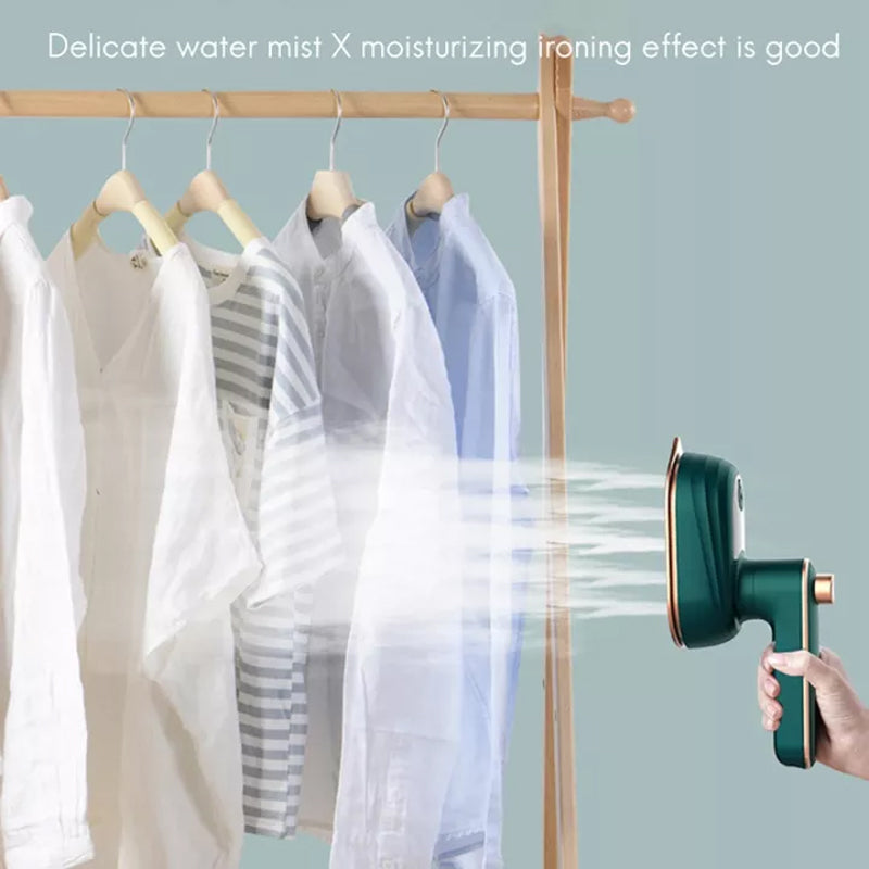 Portable iron for delicate fabrics, gentle yet effective steam for clothing care