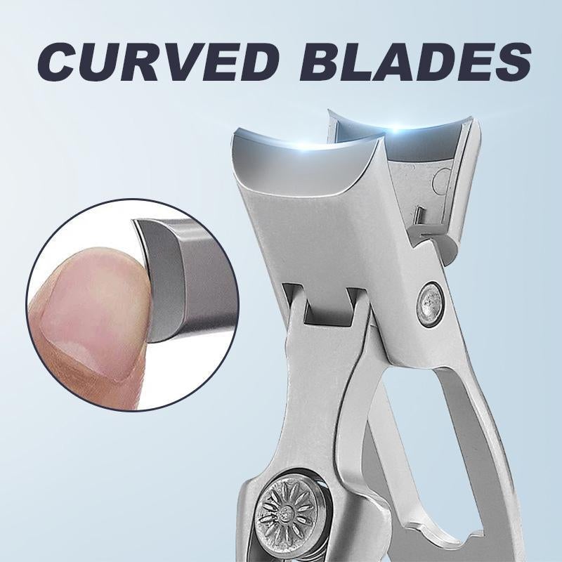 Ultra-sharp toenail clippers, stainless steel, a portable precision grooming accessory