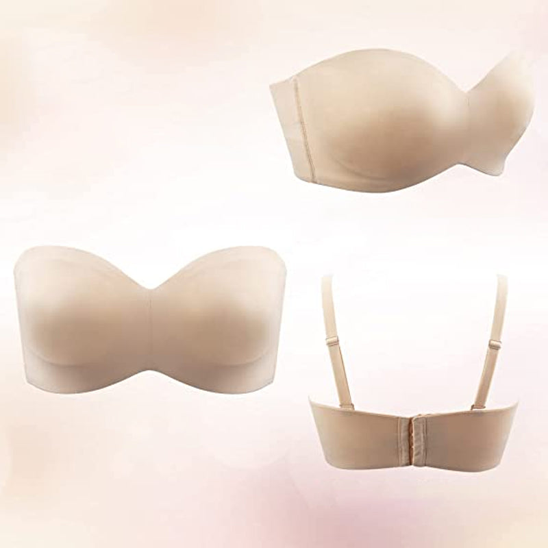 Everyday women's seamless bandeau bra, full support for all-day comfort and style.