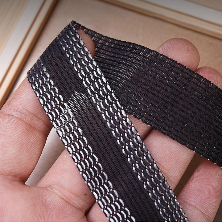 Packaging of self-adhesive hemming tape for clothes, highlighting its ease of use for quick tailoring & repairs.