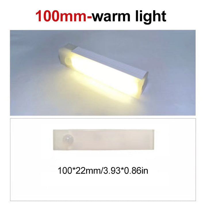 Energy-efficient under-cabinet LED lights, motion sensor triggered, rechargeable for long use