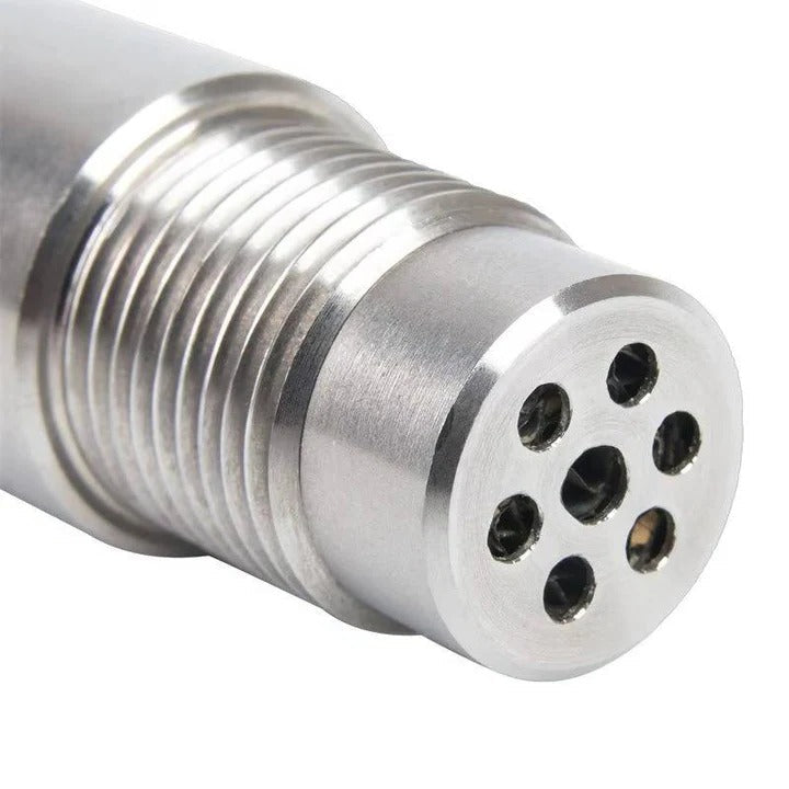 Exhaust system O2 sensor extenders, 2-pack stainless steel with catalytic converters for emission system control.