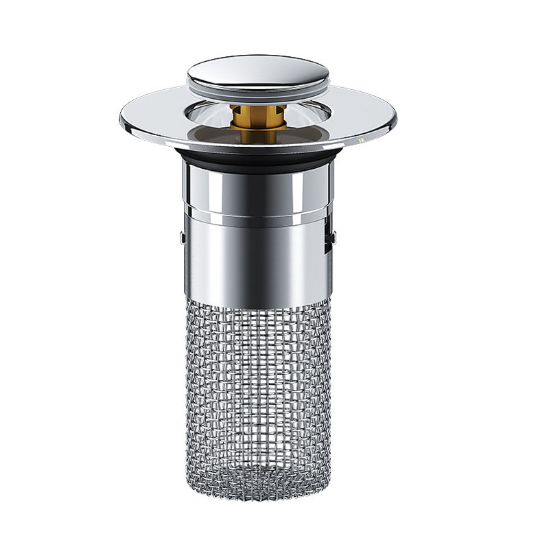 Modern stainless steel drain filter, anti-clog basket design for efficient water flow