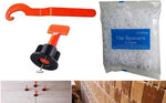 Reusable Tile Leveling System (50 Pcs+1 Wrench)