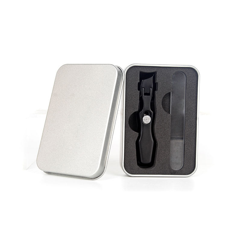Open wide-jaw nail clippers, ready to tackle thick toenails and fingernails with their sharp, precise blades