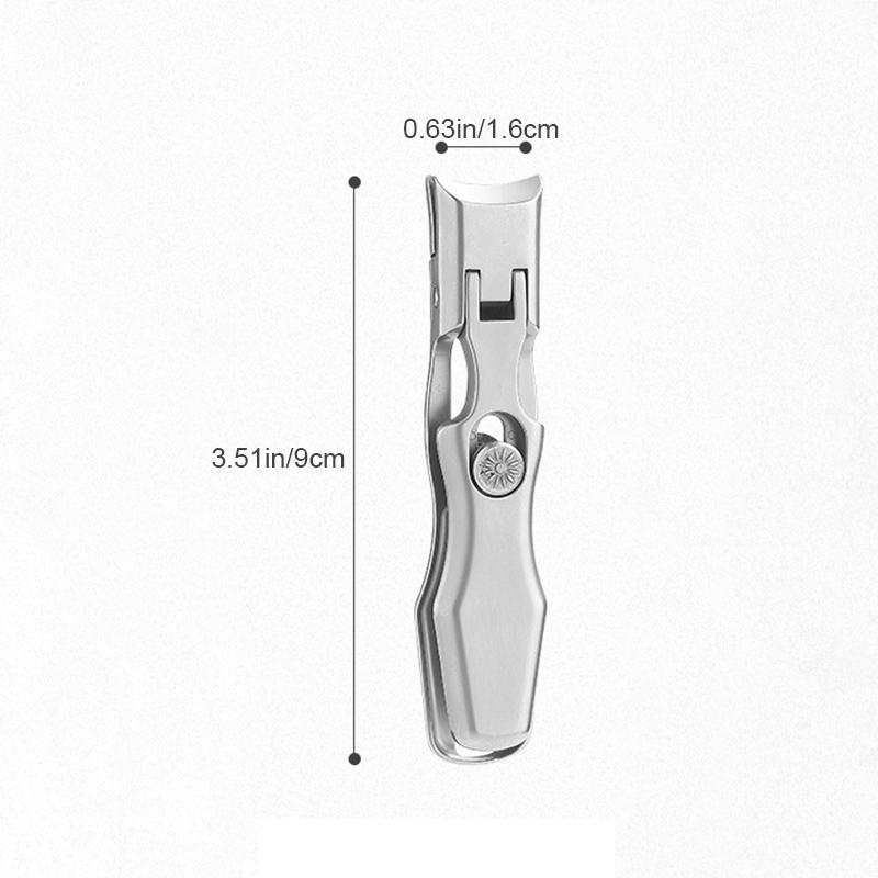 Durable stainless steel nail clippers with an extra-wide jaw, specifically for thick toenail and fingernail care