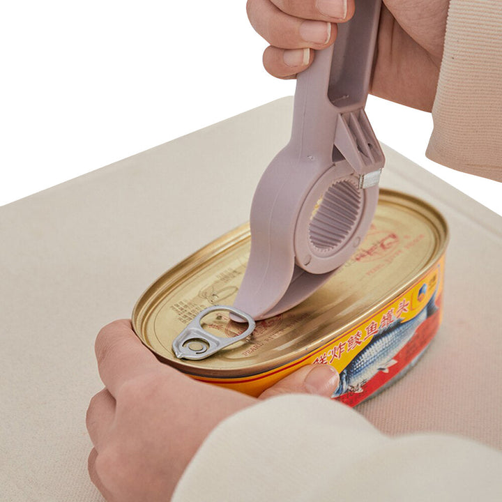 Multi-functional bottle opener for tight jars, cans, and bottles, a must-have kitchen gadget