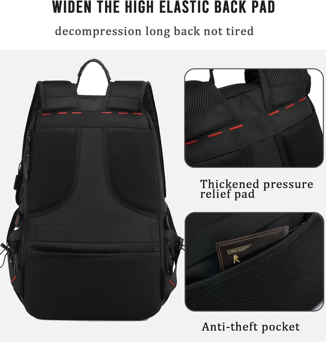 Versatile unisex carry-on backpack, 60L, with anti-theft features, waterproof material, & shoe storage for weekend trips.