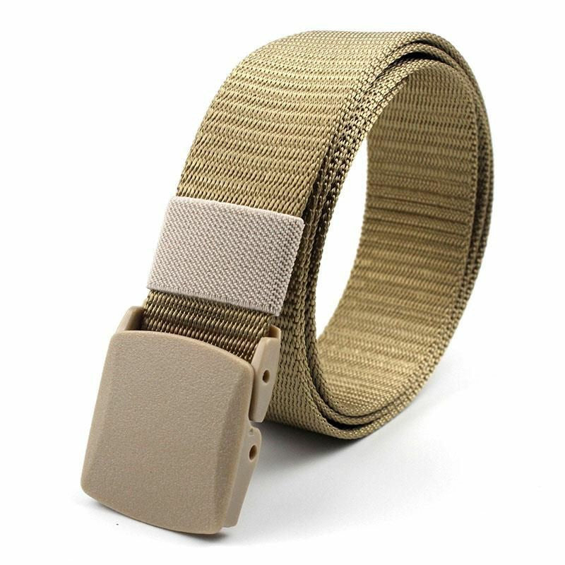 Traveler packing their anti-theft money belt, demonstrating its ease of use.