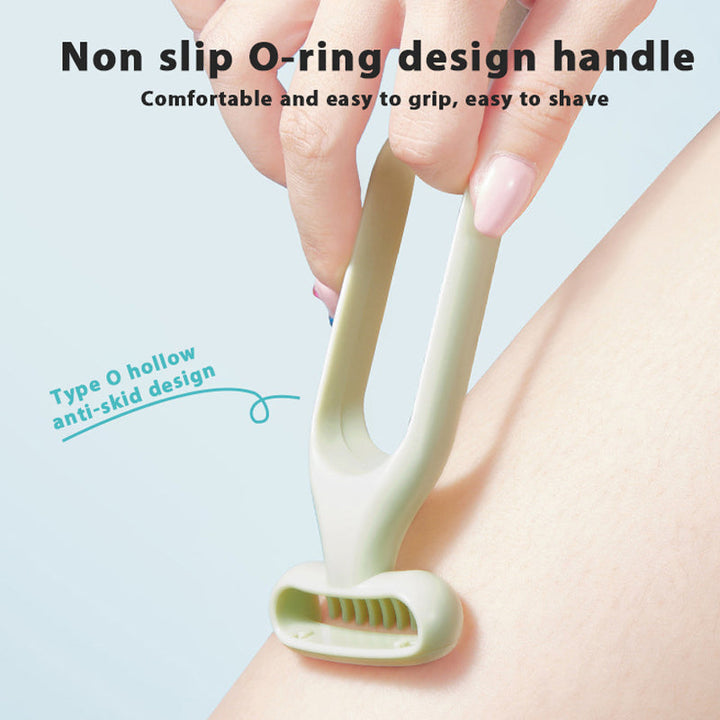 Smooth finish body trimmer with anti-slip grip for safe and easy hair removal