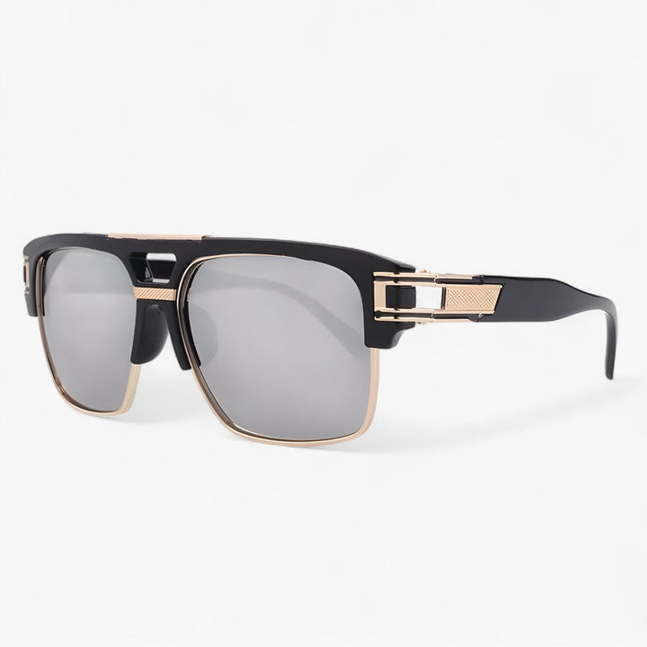 Stylish unisex Calvero retro mirrored sunglasses, a vintage-style fashion statement piece for summer.