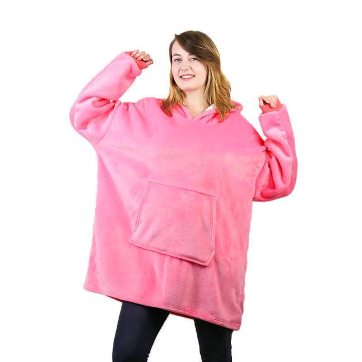 Soft blanket sweatshirt, an extra-large design offering snug warmth and lounge wear comfort.