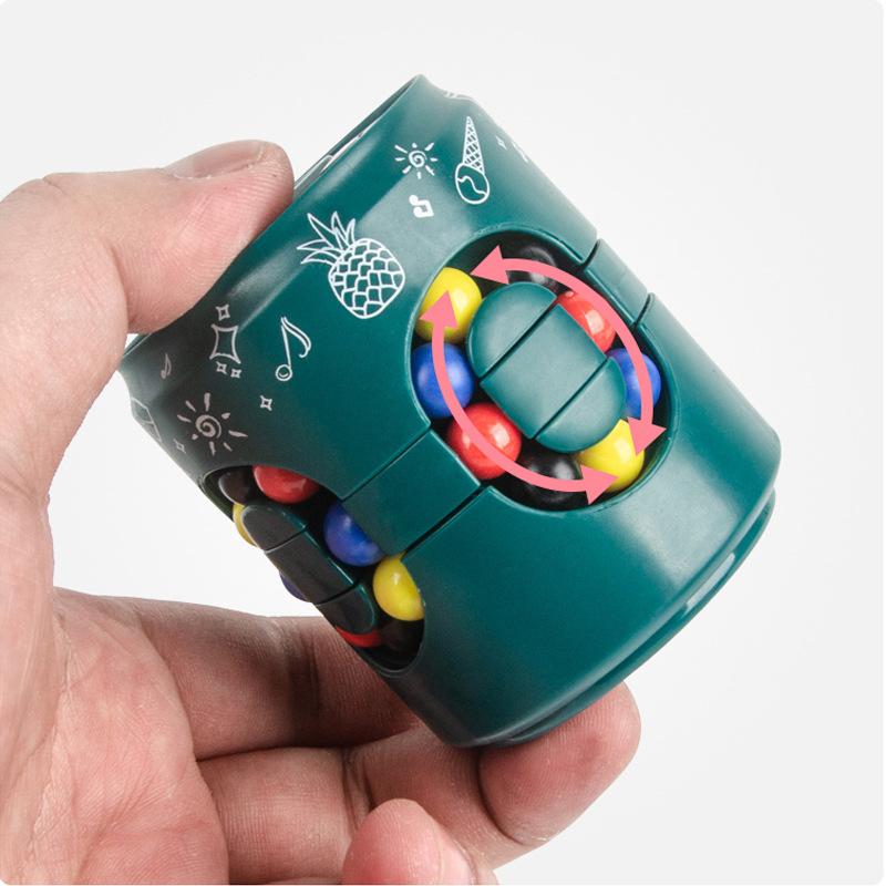 Unisex anxiety relief fidget toy, a magic cube spinner for adults and children, promoting focus