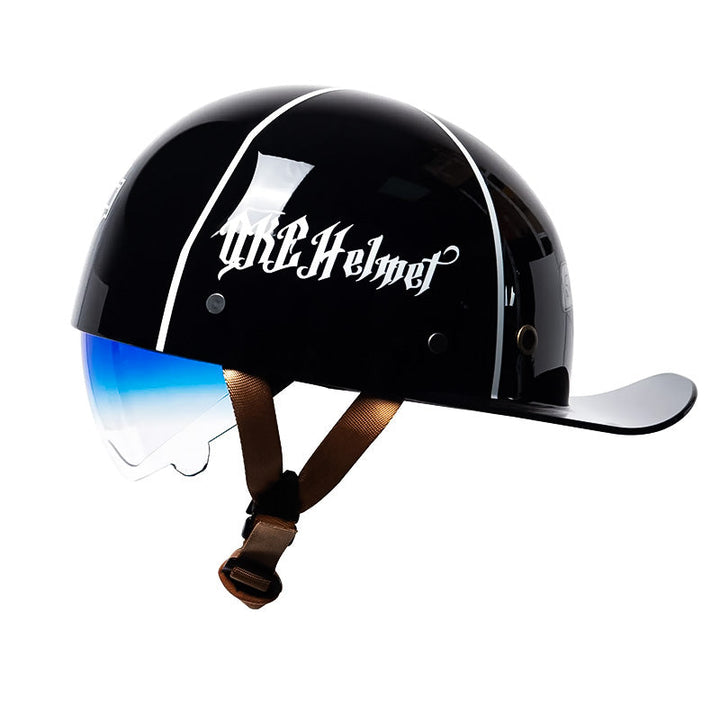 Premium DOT approved unisex baseball motorcycle helmet, lightweight & safe.