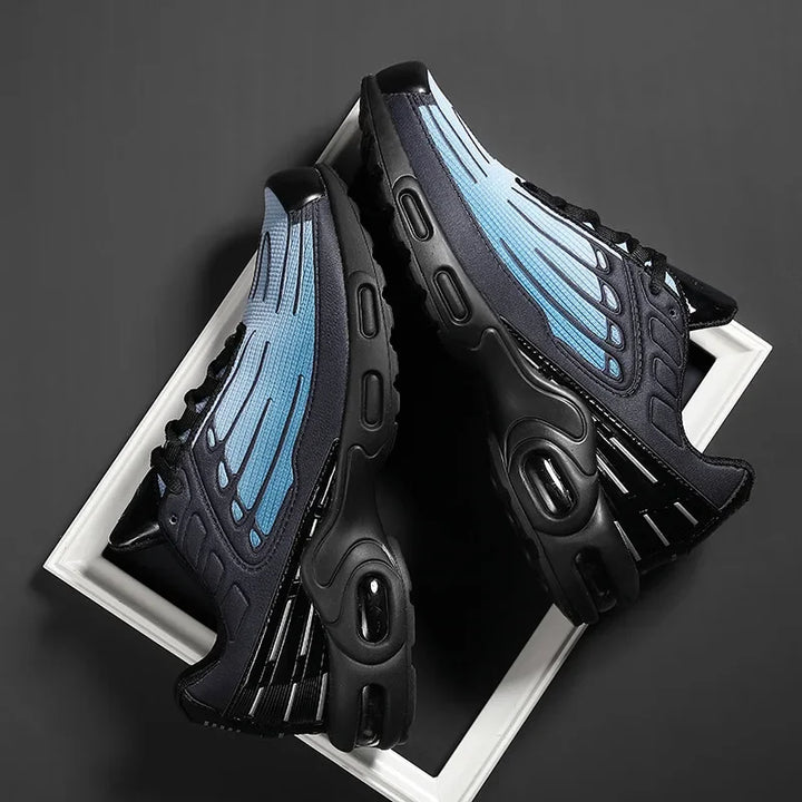 Side view of Unisex Court Sports Shoes, featuring a durable sole for running and athletic activities
