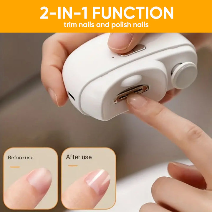 Innovative electric nail clipper, combining efficiency and safety for optimal nail grooming results.