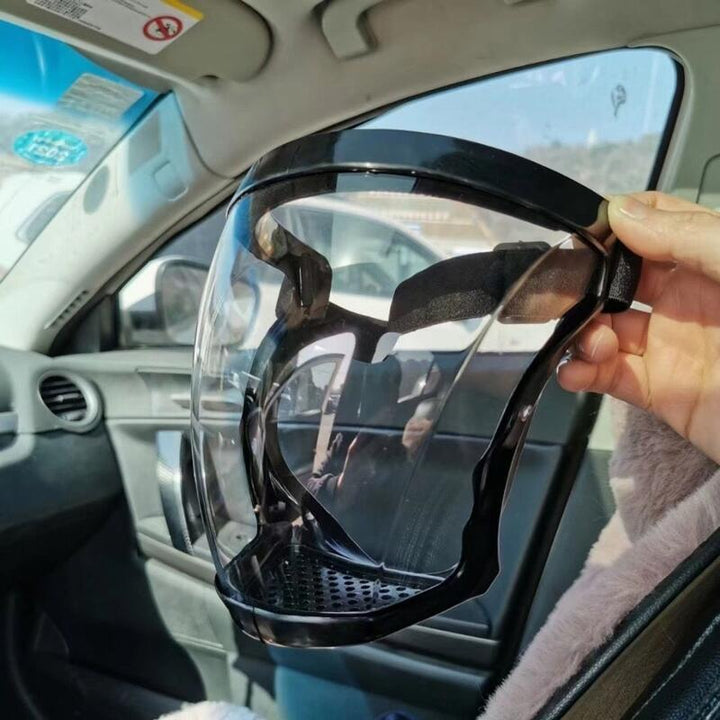 Anti-fog full face safety shield, unisex design, providing complete personal protection for users