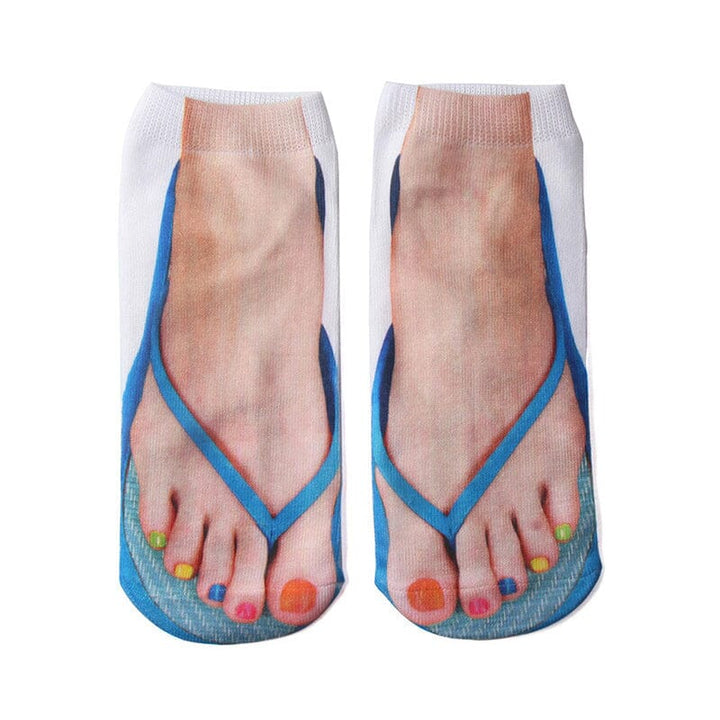 Unisex funny 3D print ankle socks featuring a retro cassette tape, perfect for a unique gift