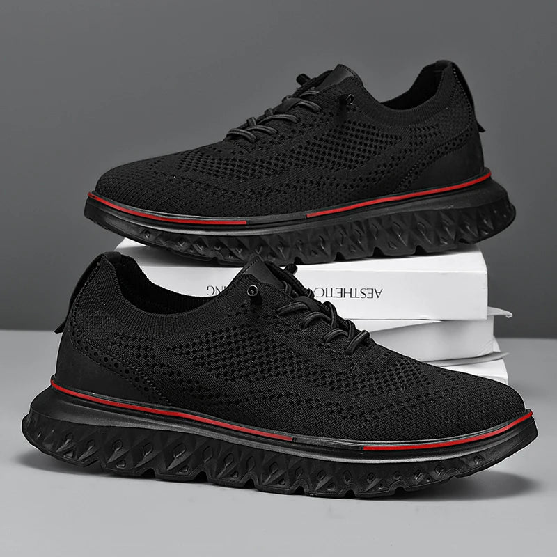 Heel detail of unisex orthopedic knit sneakers, emphasizing extra padding for ankle support