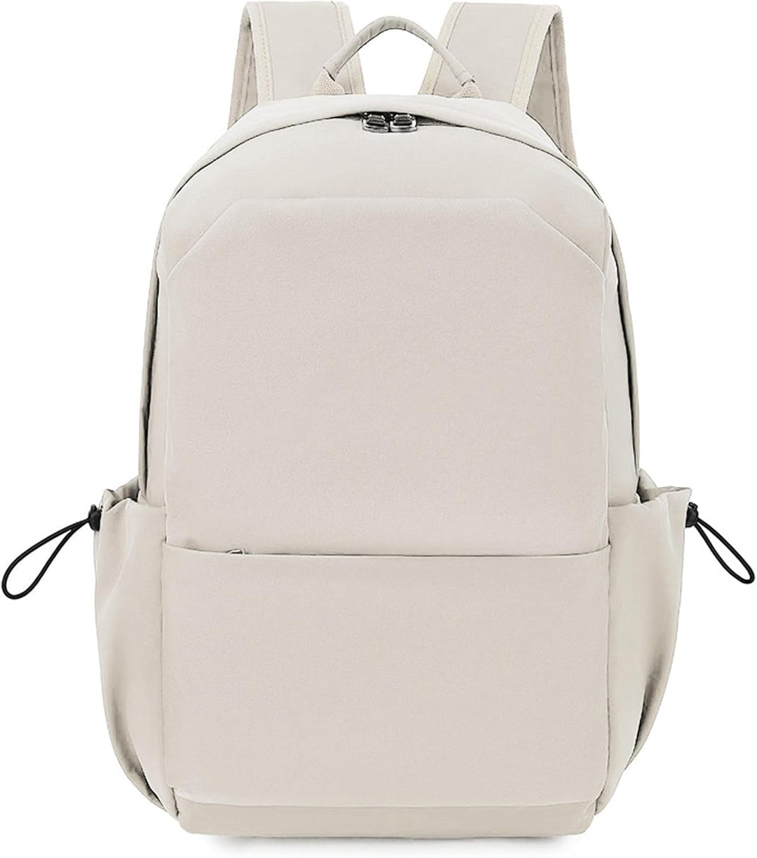 Lightweight water-resistant laptop backpack, 15.6" corduroy design with ample storage for essentials.