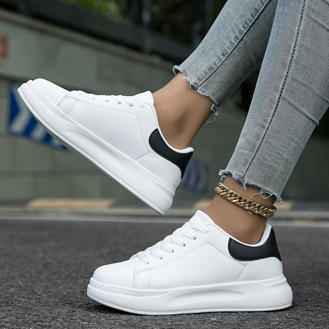 Side view of breathable unisex orthopedic comfort sneakers with arch support, ideal for walking.