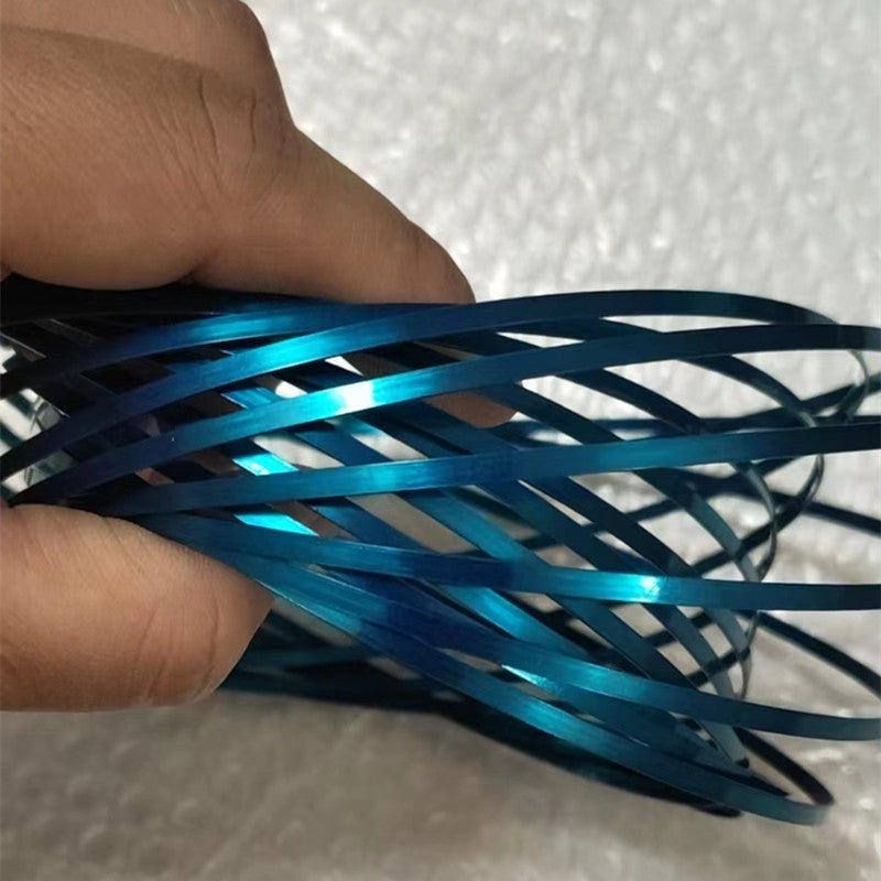 Gift-ready unisex spinning spiral fidget bracelet, perfect for stress and relaxation.