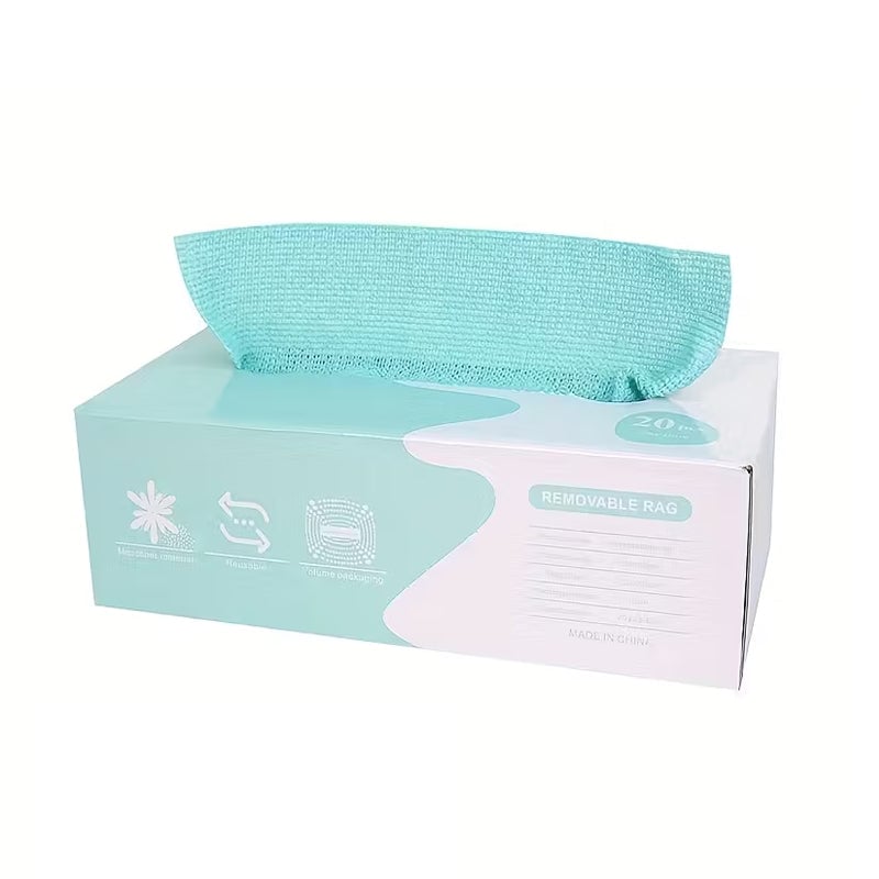 Various sized reusable microfiber cloths, great for every cleaning task.