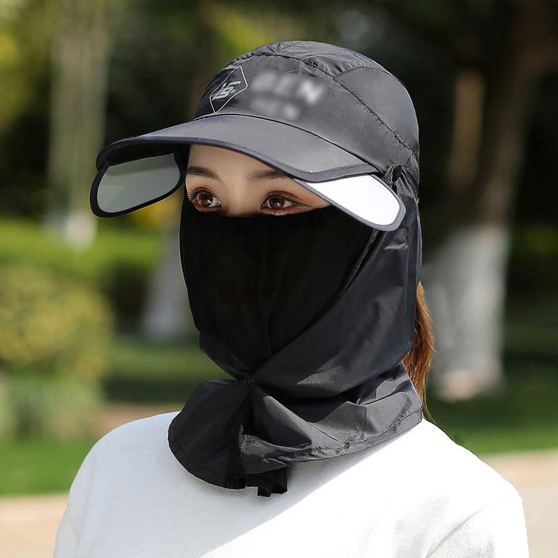 Outdoor adventure hat, featuring UPF 50+ sun block and a neck flap for extended excursions