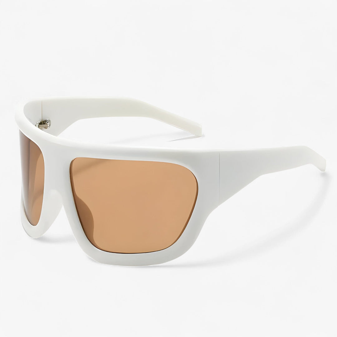 Unisex sports cycling & motorcycle sunglasses. Oversized steampunk wraparound design, UV400.