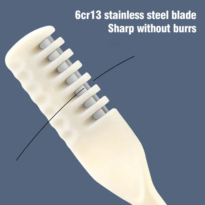 Portable painless manual nose hair trimmer, no pulling, comfortable grooming experience