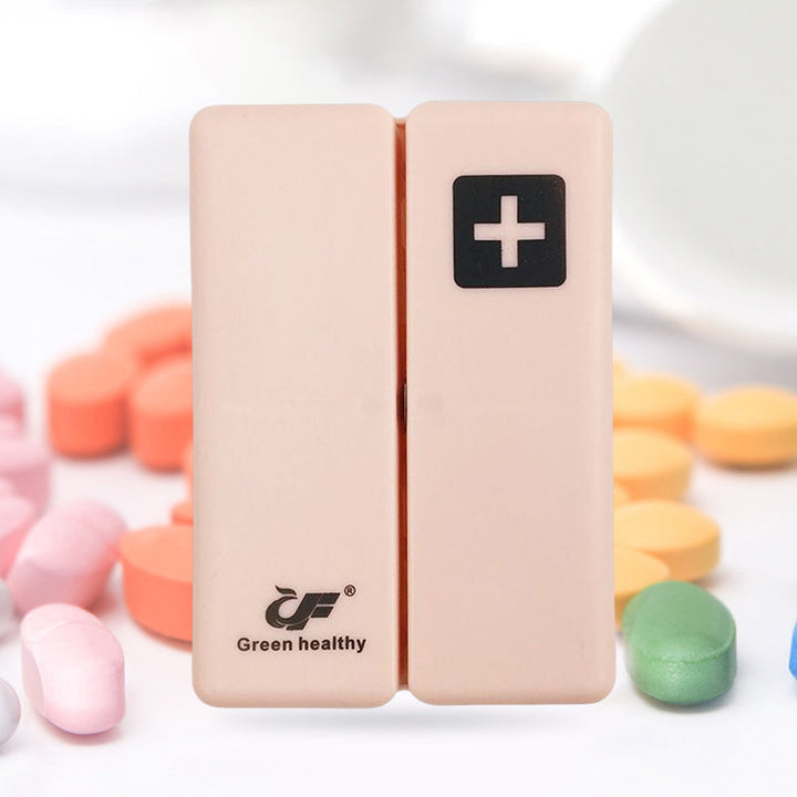 Health accessory: unisex 7-day pill organizer with magnetic seal, keeping pills safe and sound