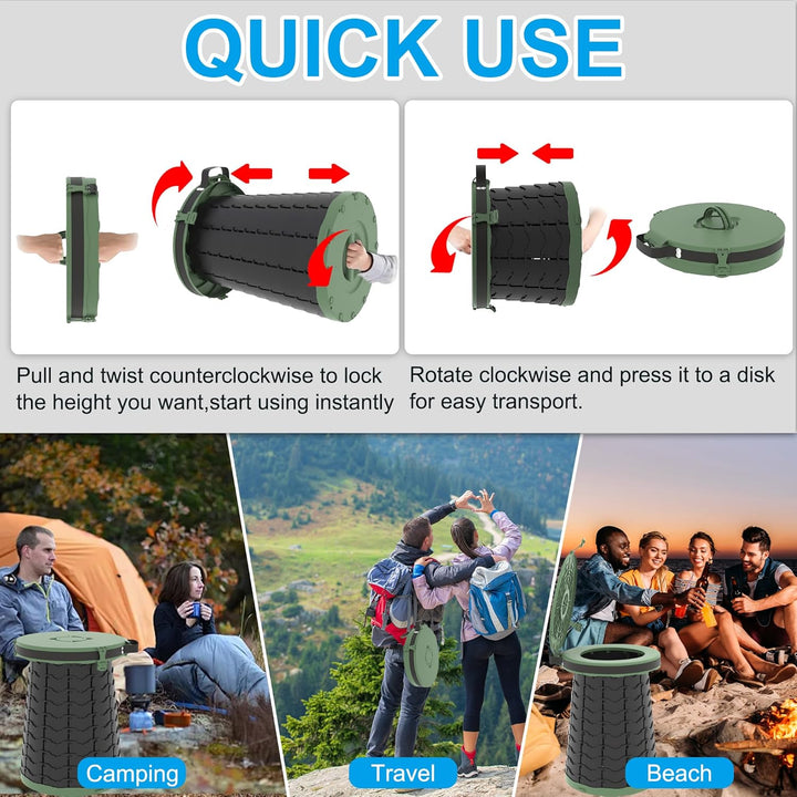 Foldable portable toilet, ideal for road trips, camping & emergency needs.