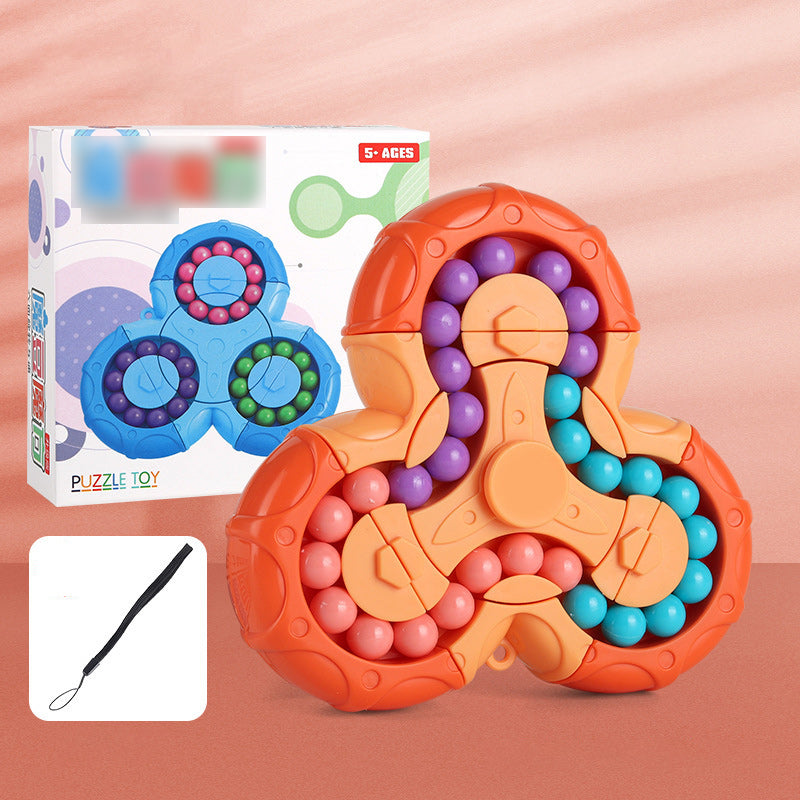 Brightly colored magic bean puzzle toy, perfect for gifting kids & adults