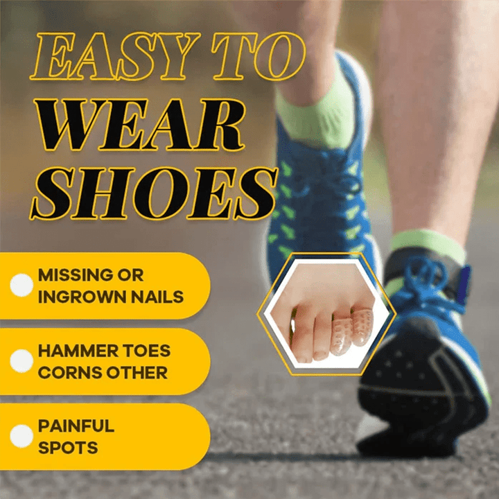 Unisex silicone toe protector for pain relief and blister prevention, foot care accessory