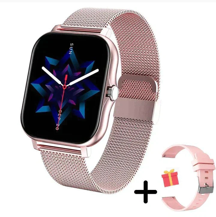 Unisex Smart Watch & Fitness Tracker. Monitors steps, sleep & activity; perfect wearable tech.