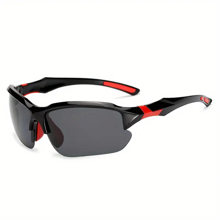 Glare reduction sport sunglasses with UV protection, perfect for athletic comfort.