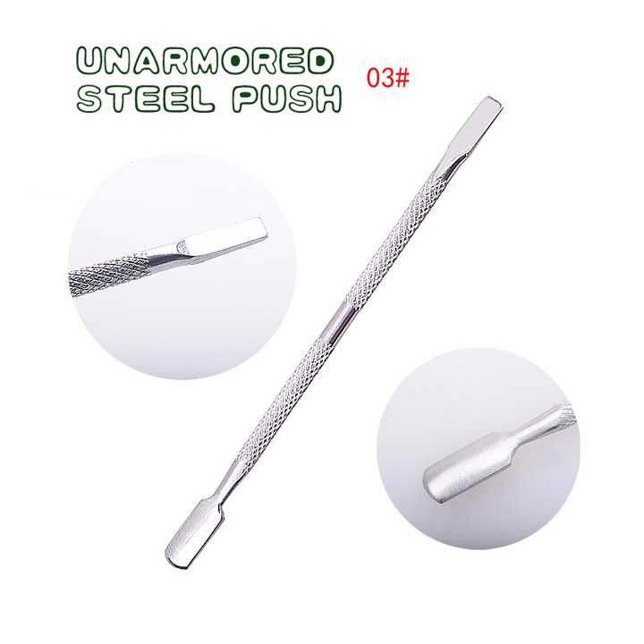Professional double-ended nail tool, perfect for pushing and cleaning cuticles