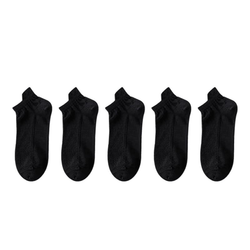Side view of an Ultra-Thin No-Show Sock, emphasizing its low-cut invisible and non-slip design.