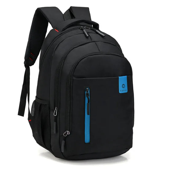 Functional waterproof travel backpack, unisex with multi-compartments for efficient packing.