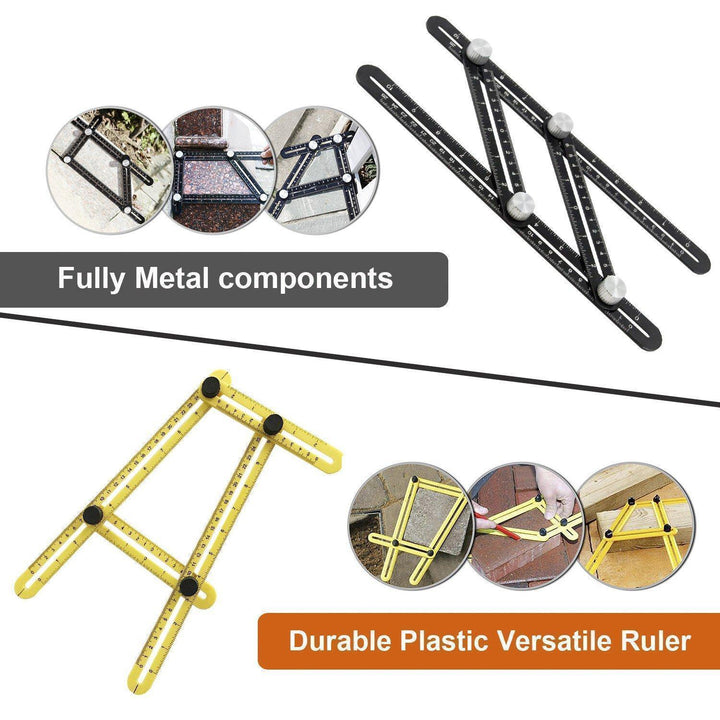 Portable universal angle layout tool for easy transport to various job sites