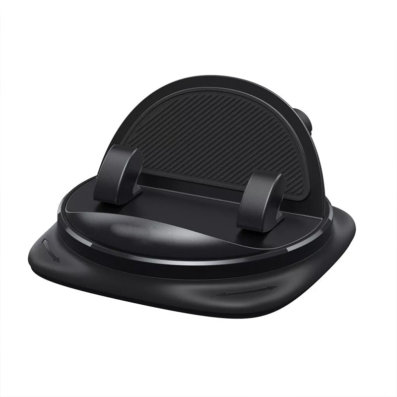 Universal phone mount, perfect car accessory with auto-clamp and 360-degree rotation for safe driving.