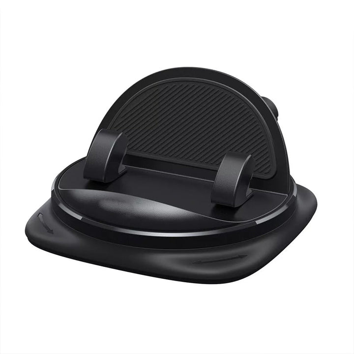 Universal phone mount, perfect car accessory with auto-clamp and 360-degree rotation for safe driving.
